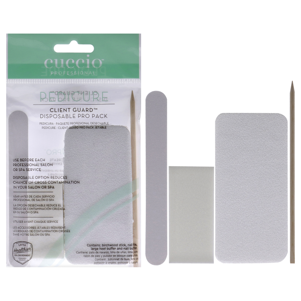 Pedicure Client Guard Disposable Pro Pack  Pc Birchwood Stick, Nail File,